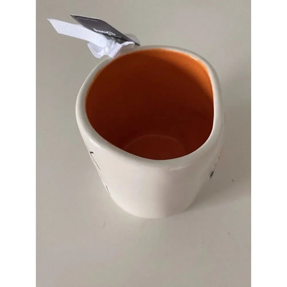 Rae Dunn Disney Eeyore Donkey Halloween Mug Pumpkin Trick or Treat‎ Double Sided